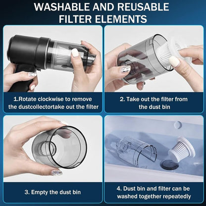 Portable Air Duster Wireless Vacuum Cleaner